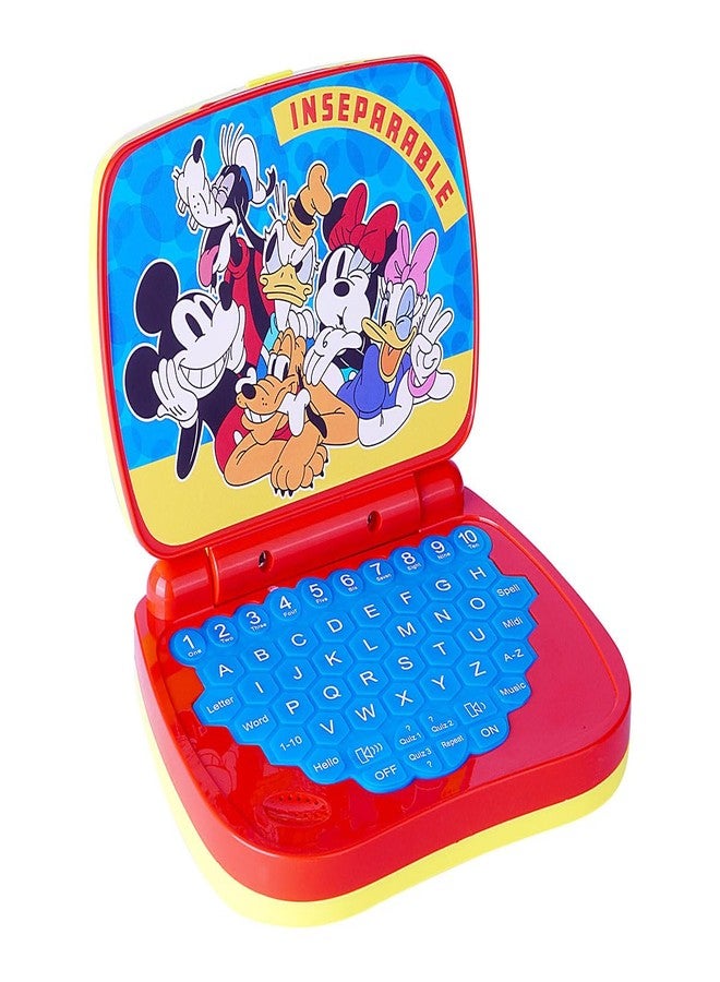 Kriiddaank Disney Mickey Educational Laptop LTW - Interactive Games, Tech Toys for Girls, Engaging Content & Learning Tool | Fun & Educational Toy for Kids | Safe, Engaging & Interactive Play - Image 1